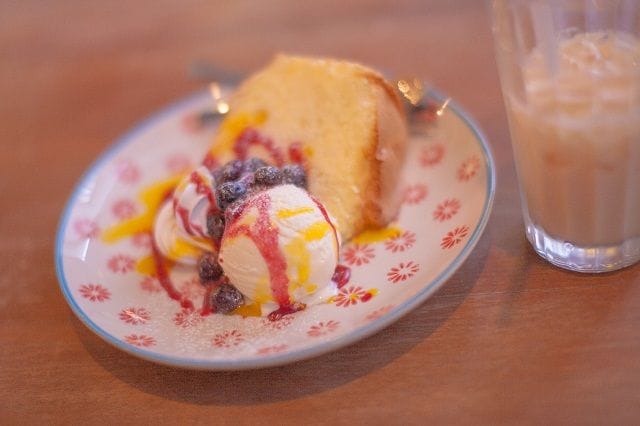 バニラアイスの自分流な食べ方 きな粉をかけて食べる マイナビウーマン