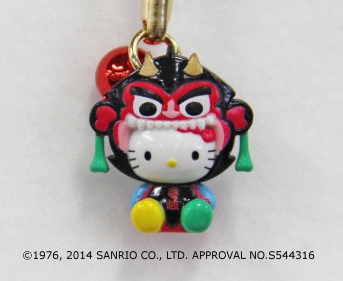 長崎限定】「実は大物かもしれない……鬼にかまれても動じない」キティ