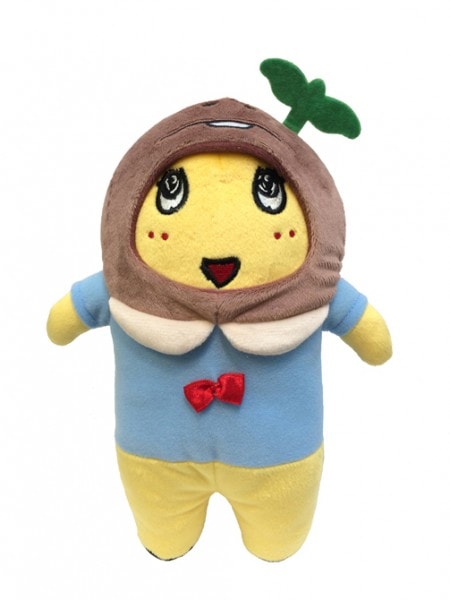 ふなっしー　寝そべりふなっしー　なめこ栽培キットコラボ　2体セット　刺繍 癒され度も2倍! なめこ&ふなっしーのコラボ(第2弾)新商品登場｜「マイ