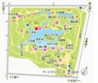 六義園　園内マップ