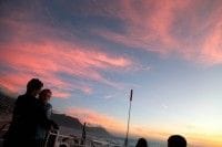 船上から眺めるテーブルマウンテンや大西洋に沈む夕日は息をのむ美しさ！