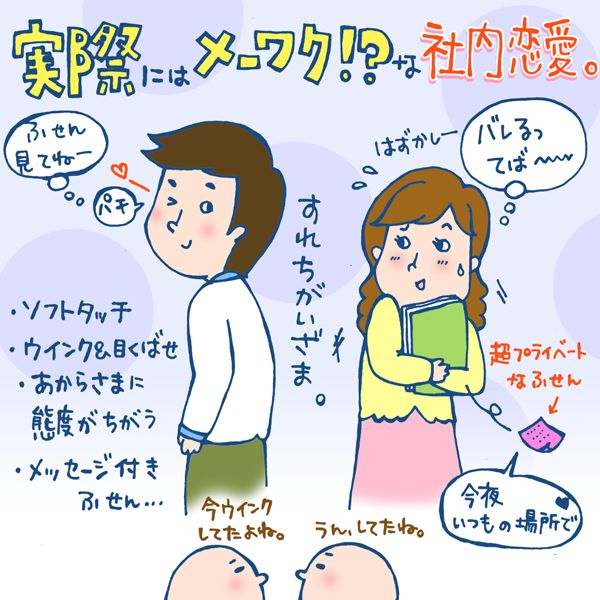 社内恋愛あるある5 こんなのドラマだけ 実際には迷惑な社内恋愛 マイナビウーマン