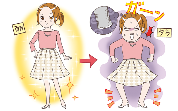 朝だけ美脚 になっていませんか まるで別人 夕方 パンパン脚 の原因とは マイナビウーマン