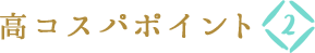 高コスパポイント2