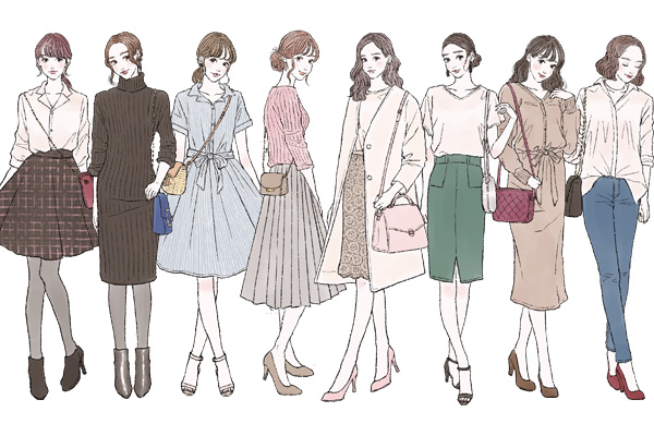 20代30代別。合コンでモテる女性の服装ガイド【イラストつき】