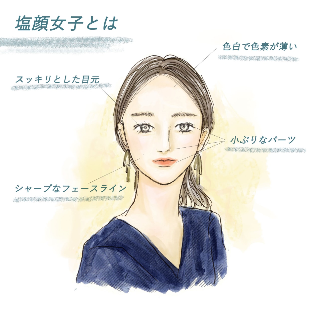 「塩顔女子」を芸能人で例えると？ 似合うメイクと髪形を解説（2ページ目）｜「マイナビウーマン」