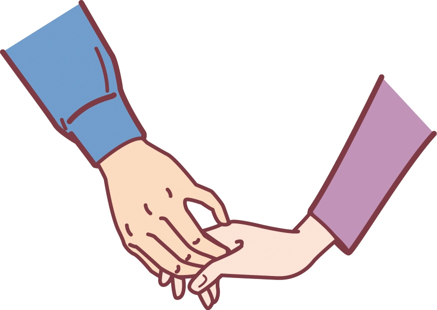 付き合う前に 手を握る 男性心理 イラストで解説 マイナビ