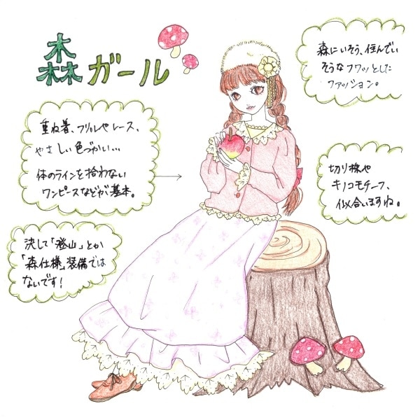 100 ゆる ふわ 系 女子 イラスト 無料イラスト素材集