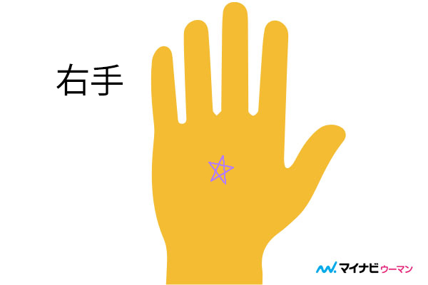 手のひらに星 五芒星 ソロモンの星 の意味とは 手相占い マイナビウーマン
