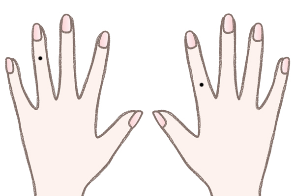 右手の指と左手の指の違い
