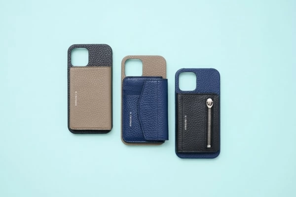 便利なのに高級感たっぷり。キャッシュレス対応の革製スマホケース