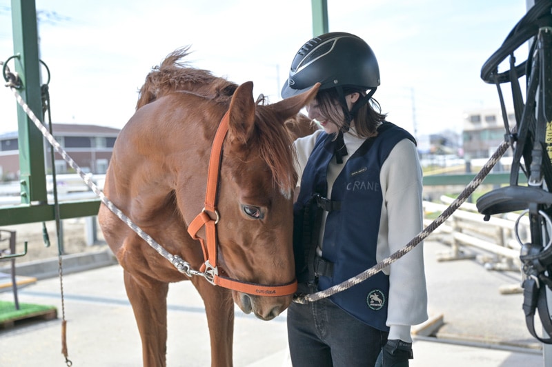 乗馬クラブクレインで購入】ヘルメット&エアバッグベスト - その他