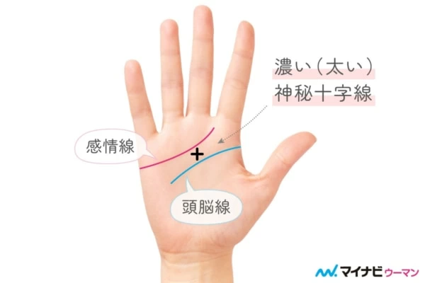 神秘十字線は強運の証し？ 意味と特徴別の見方【手相占い】｜「マイ