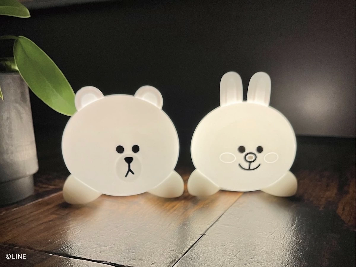 コロンとかわいい。LINE FRIENDS・ブラウンとコニーのお部屋ライトが