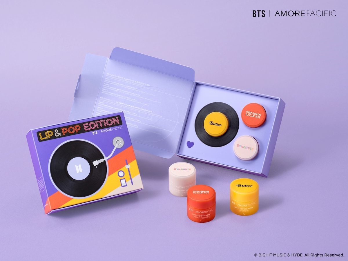 人気商品がBTSとコラボ！ LANEIGE、リップスリーピングマスクセット