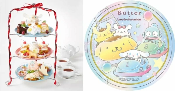 プリンやシナモンがパンケーキに!? サンリオとパンケーキ専門店が