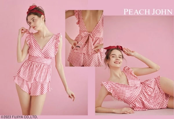 不二家 - 「ミルキー×ピーチ・ジョン」 パジャマペコちゃん ミルキー×ピーチ・ジョン】ペコちゃんが可愛いルームウエアに