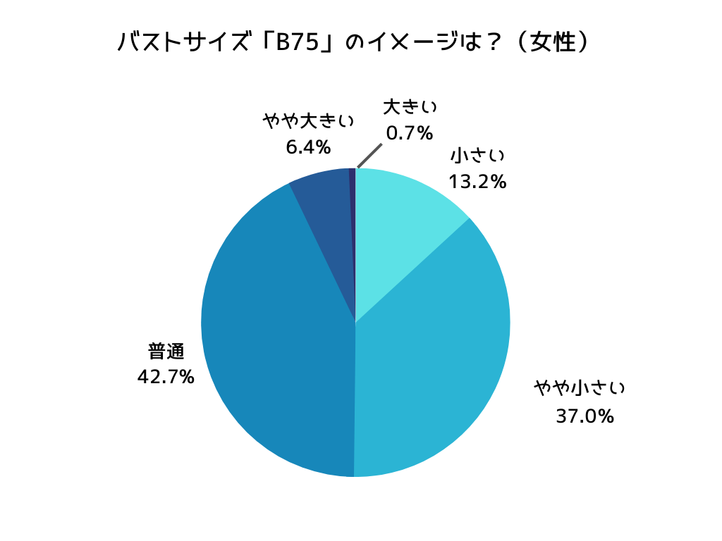 B75の見た目って小さい？ 普通？ 581人に聞いてみた｜「マイナビウーマン」