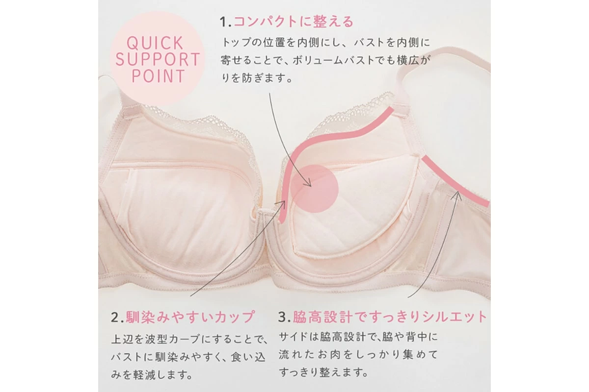 BRADELIS NewYork ブラジャー ローズステップ2ブラ23A1