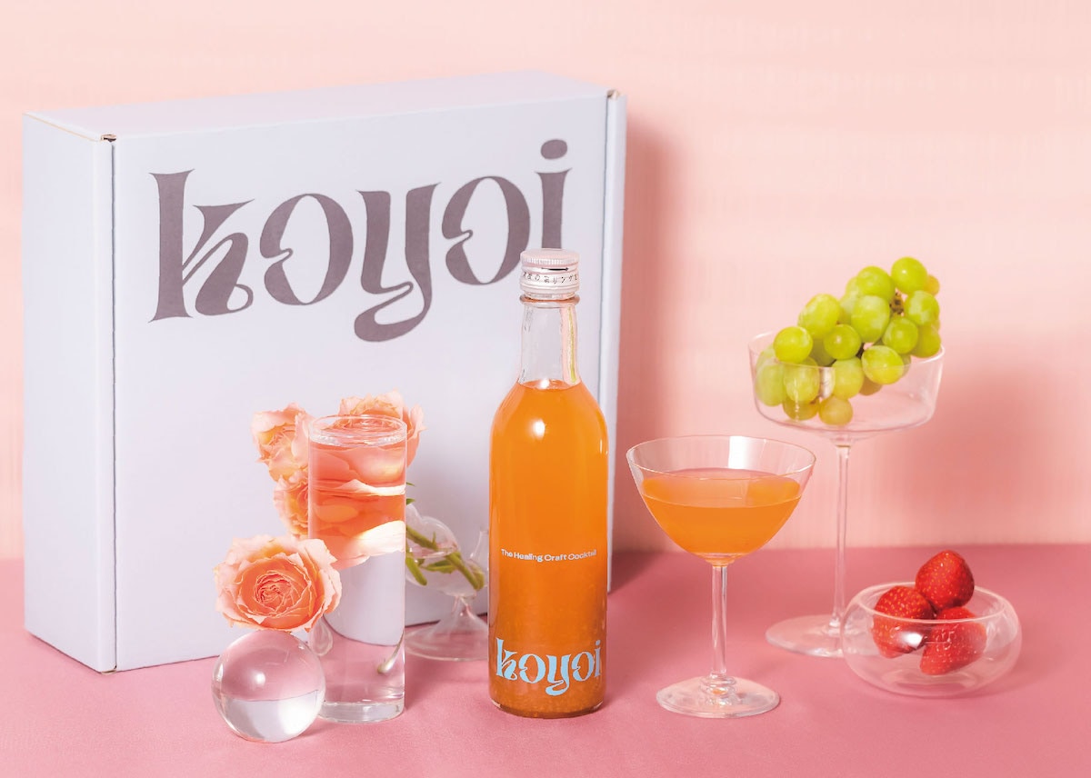 低アルコールカクテル「koyoi」バラ香るイチゴのカクテル「Suite 低アルコールカクテル「koyoi」バラ香るイチゴのカクテル「Suite