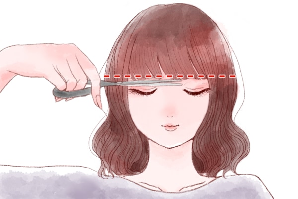 前髪 切り方