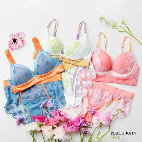 藤田ニコルが着こなす。PEACHJOHN、新作ランジェリーコレクション発売