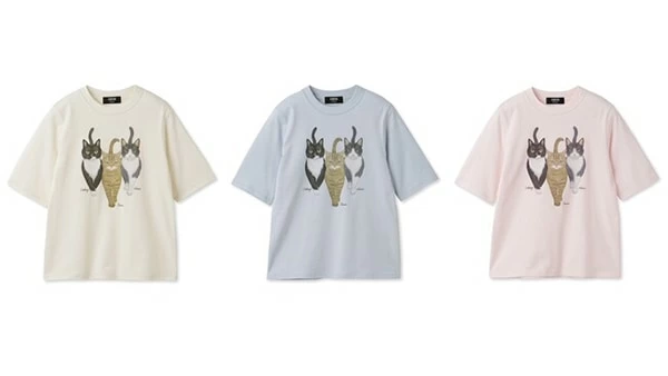 ファーファー FURFUR 【上國料萌衣コラボ】カラーポートレートTシャツ