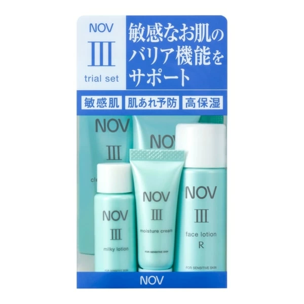 敏感肌のための低刺激性化粧品「ノブ」IIIシリーズが、12年ぶりに
