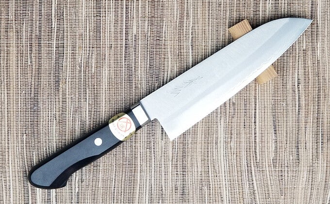 大阪府堺市のふるさと納税返礼品「郷右馬允義弘 刃金割込 三徳包丁」と