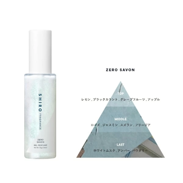 SHIRO ジェルパフューム SHIRO】「ジェルパフューム」を数量限定発売。素肌に香りと