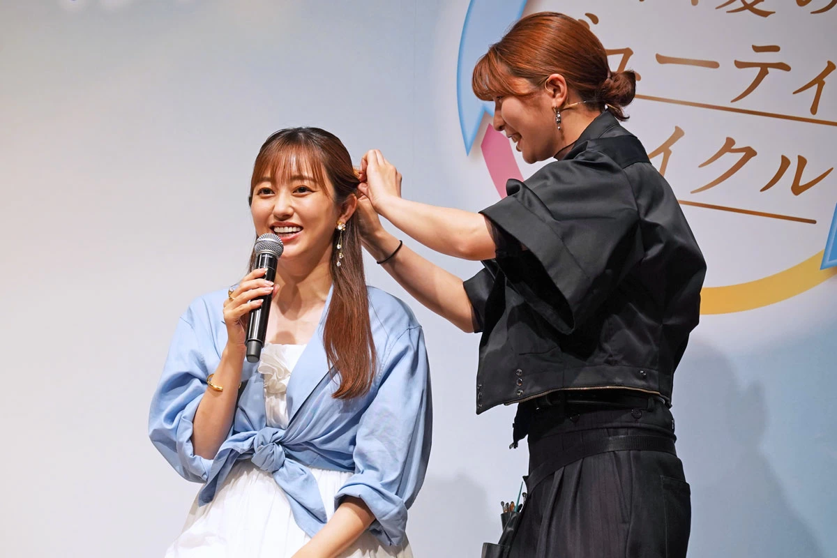 暑い夏にやるべき「ヘアケア対策」とは？ LUXトークイベントに冨永愛