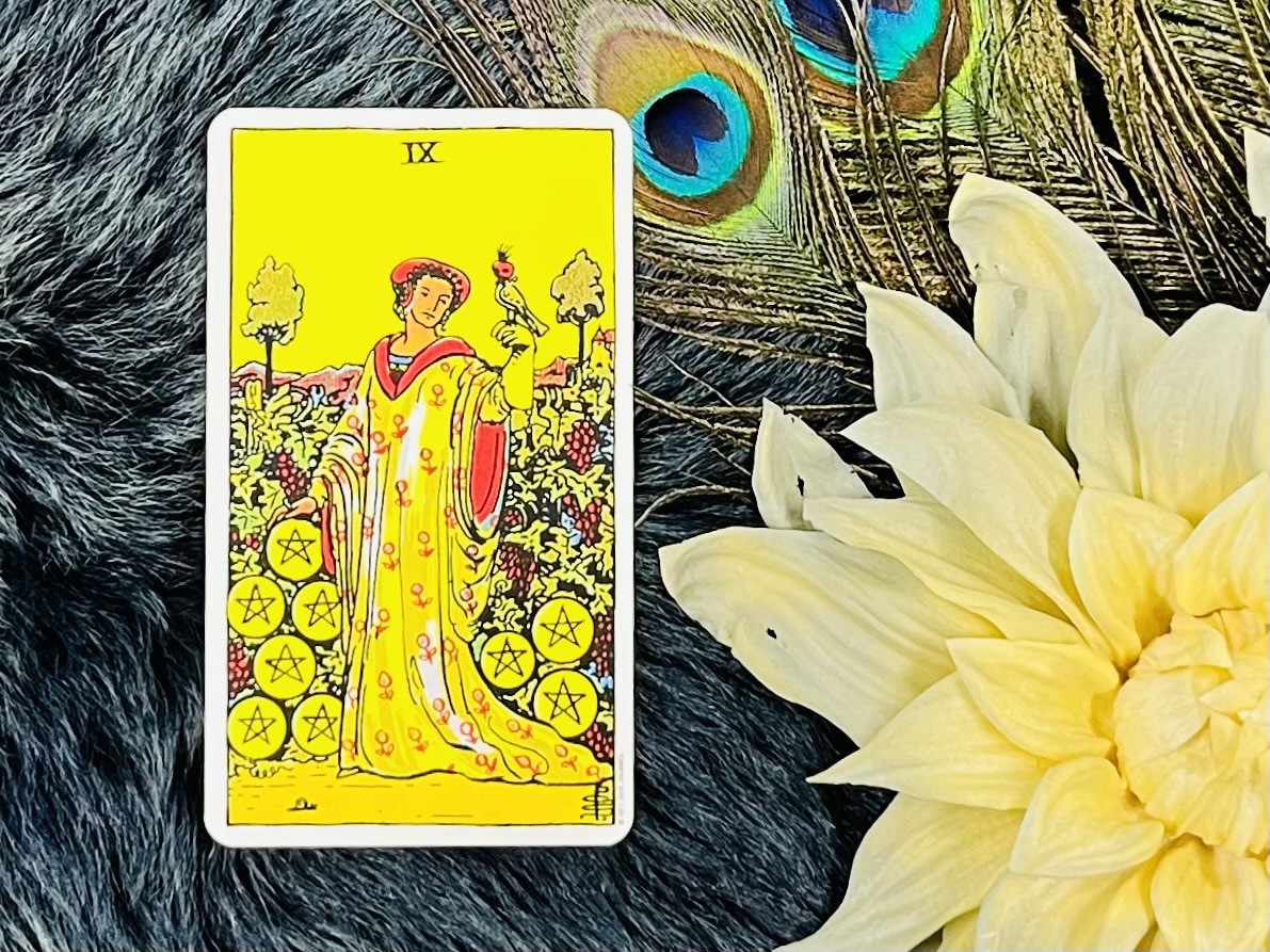 ぺんた（9月12日まで有効） ペンタクル9」の意味は？ 正位置・逆位置別に解釈を紹介