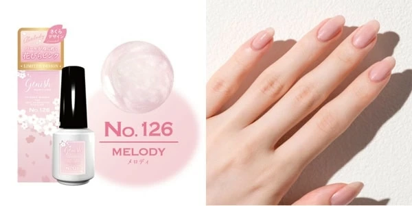 夜桜＆初桜をイメージ。おうちで簡単セルフネイル「ジェルミーワン