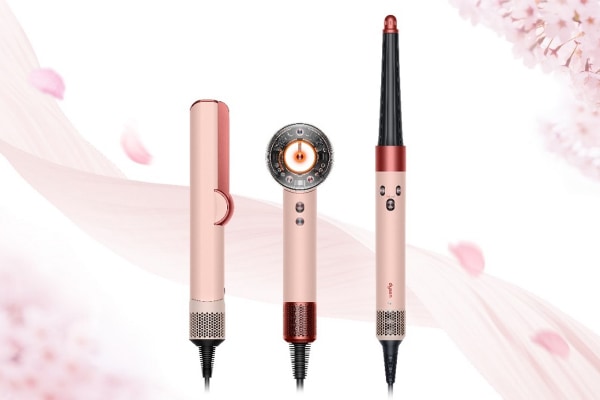 春限定“さくら”カラー。ダイソン「さくらチェリー」のヘアケア3製品を