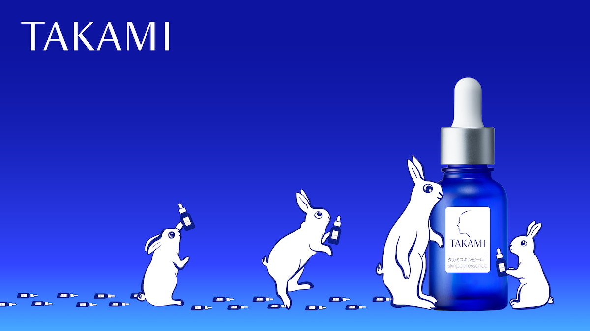 タカミ スキンピール20周年記念、アーティスト 河原シンスケ氏が描く