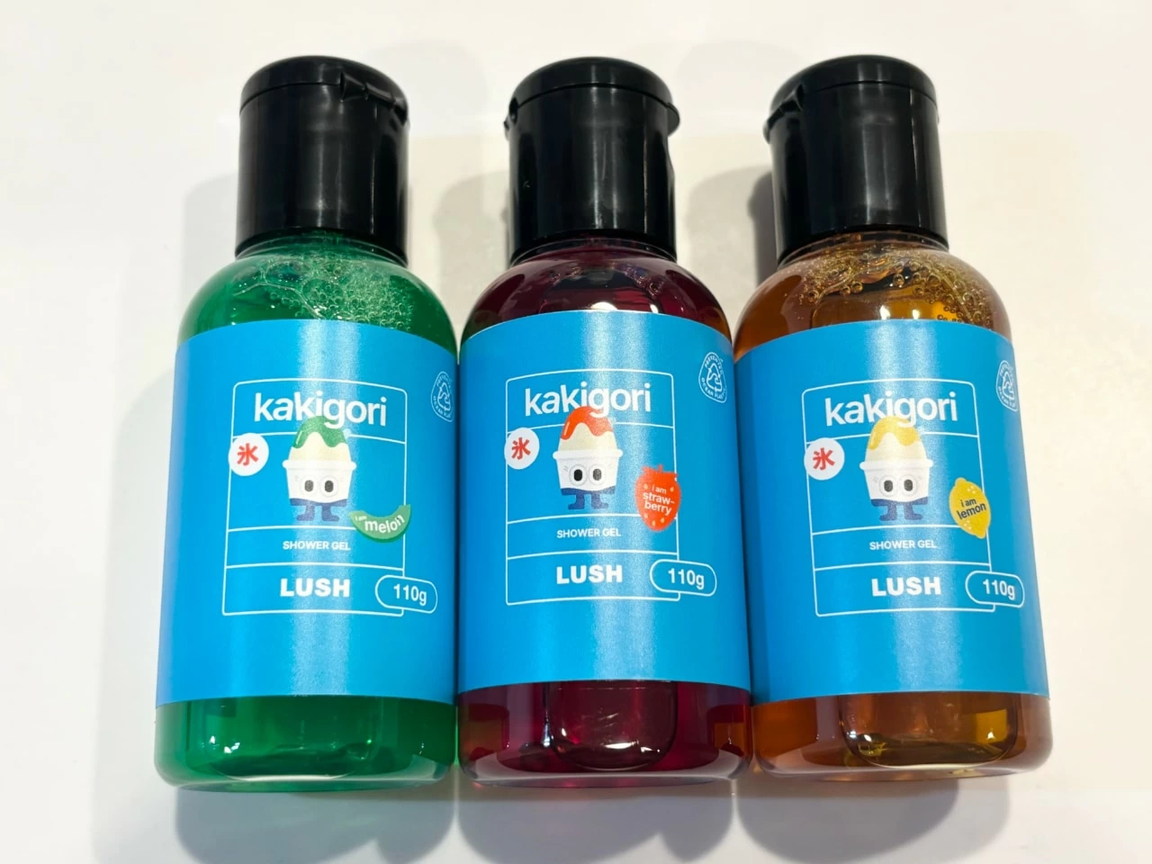 【新品・3本】LUSH kakigori　シャワージェル　メロン 540g 涼しさはお風呂から。 LUSHの夏限定シャワージェルで癒やしの