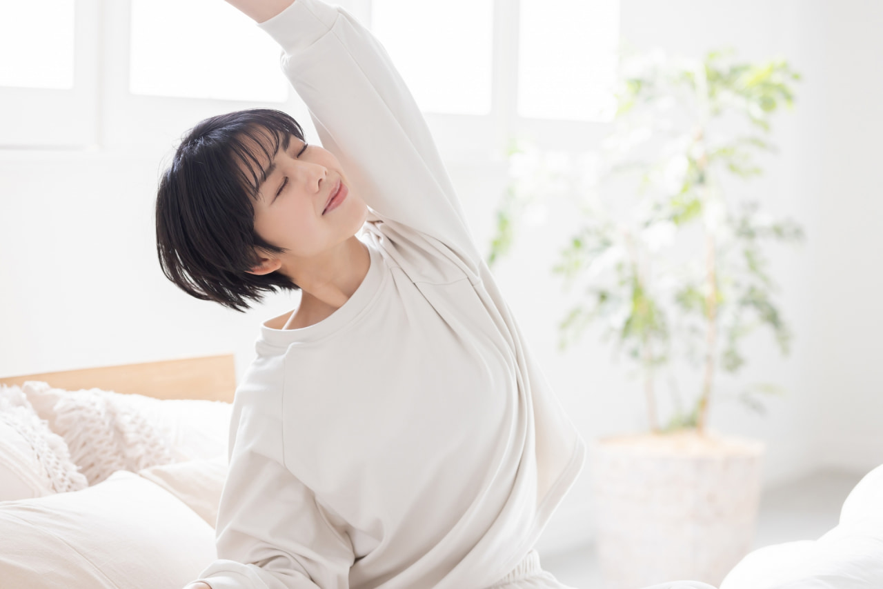 毎朝軽いストレッチをする