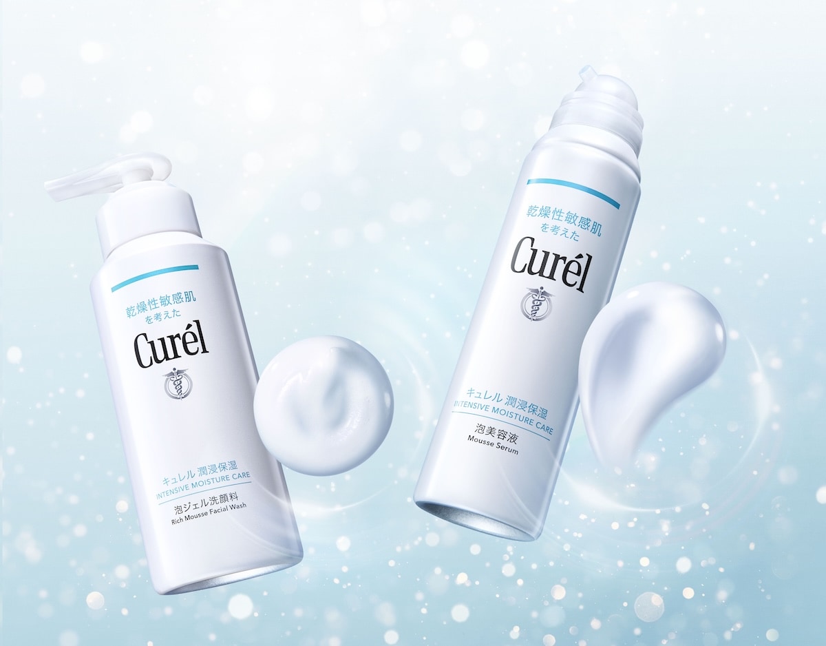 Curél キュレル　泡ジェル洗顔　乾燥性敏感肌用洗顔料 3本セット 乾燥性敏感肌を考えた「Curél」から、“泡美容液”&“泡ジェル洗顔料”が新