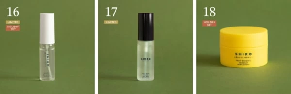 SHIRO】HOLIDAY 2025「ADVENT CALENDAR / HOLIDAY SET」を発売｜「マイ