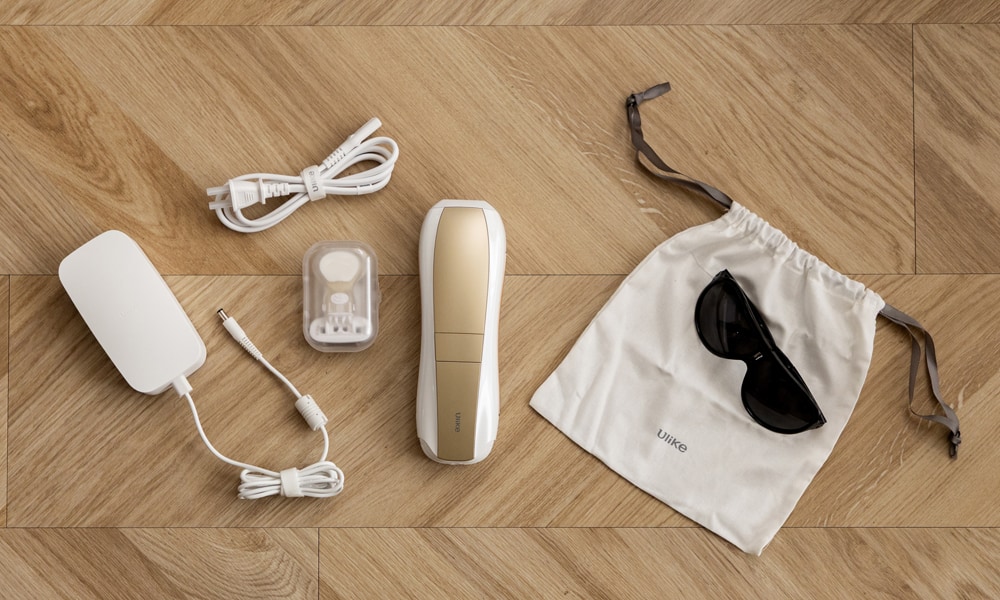 Ulike Air 10 IPL光美容器　内容物一覧