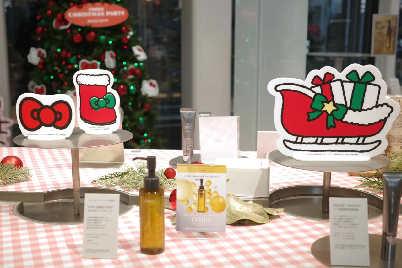 ハローキティ×『SKINCARE LOUNGE BY ORBIS』クリスマスイベントを開催