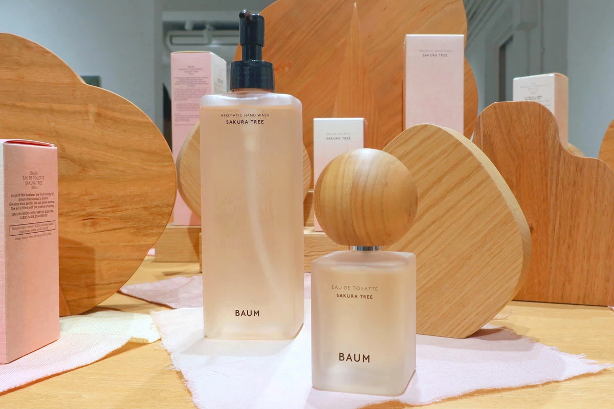 さくらの蕾が花ひらく瞬間をフレグランスに。BAUMの「サクラツリー」が