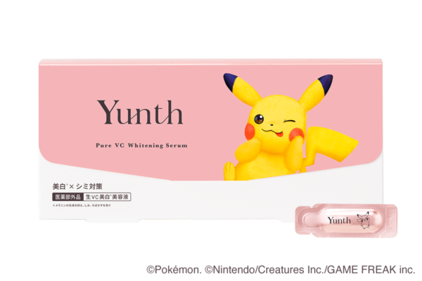 初のポケモンデザイン！ Yunthの人気美容液にピカチュウ、イーブイ