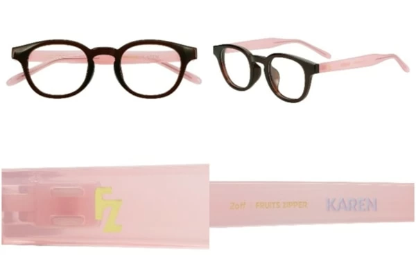 FRUITS ZIPPER zoffコラボ眼鏡　櫻井優衣 Zoff｜FRUITS ZIPPER Member's color：櫻井優衣モデル【ASOBIMALL