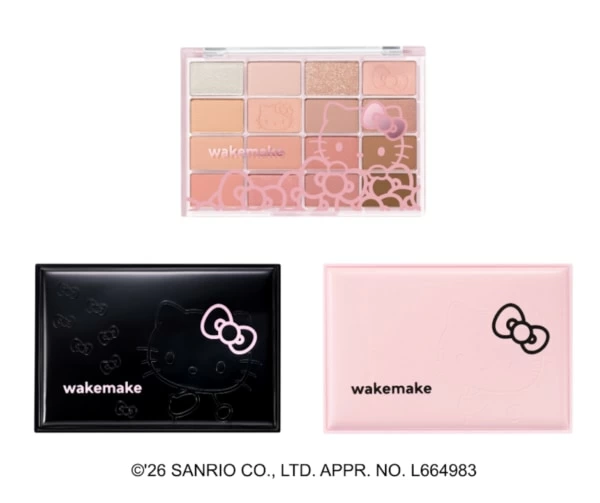 ハローキティとコラボ！ 「wakemake」に大人かわいい限定コラボコスメ
