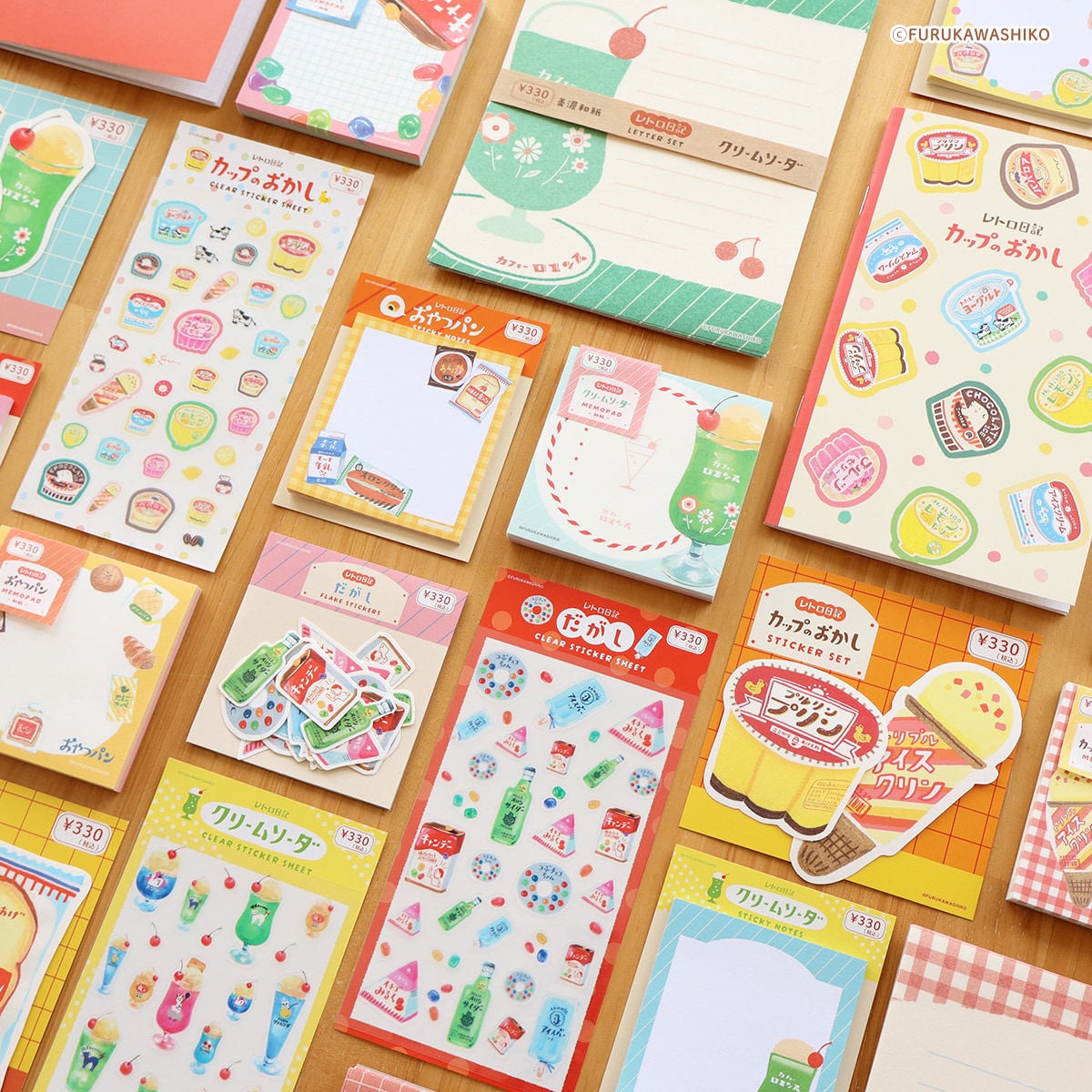 懐かしいお菓子モチーフの文房具、キャンドゥが新発売