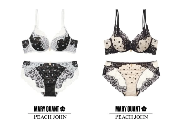 PEACH JOHN】レトロで華やかなかわいさ。「MARY QUANT（マリークワント