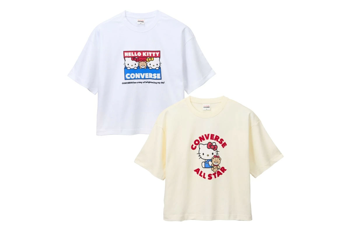カジュアルなデザインがかわいい！ コンバース×ハローキティの限定