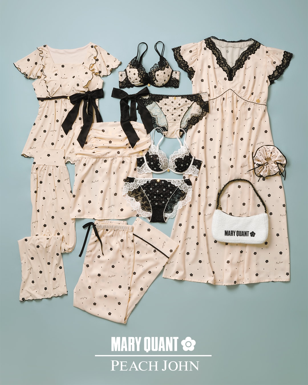 PEACH JOHN】レトロで華やかなかわいさ。「MARY QUANT（マリークワント